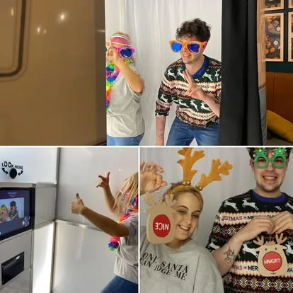 Vintage VW photobooth collage
