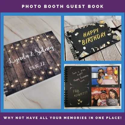 Personalised photobooth guestbook