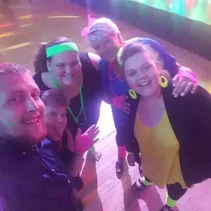 Guests enjoying a party