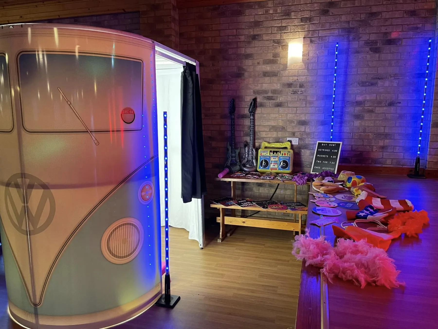 Large selection of photobooth props